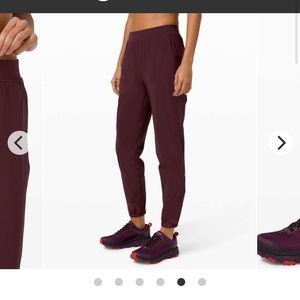 Lululemon Adapted State Jogger in Cassis, Size 4
